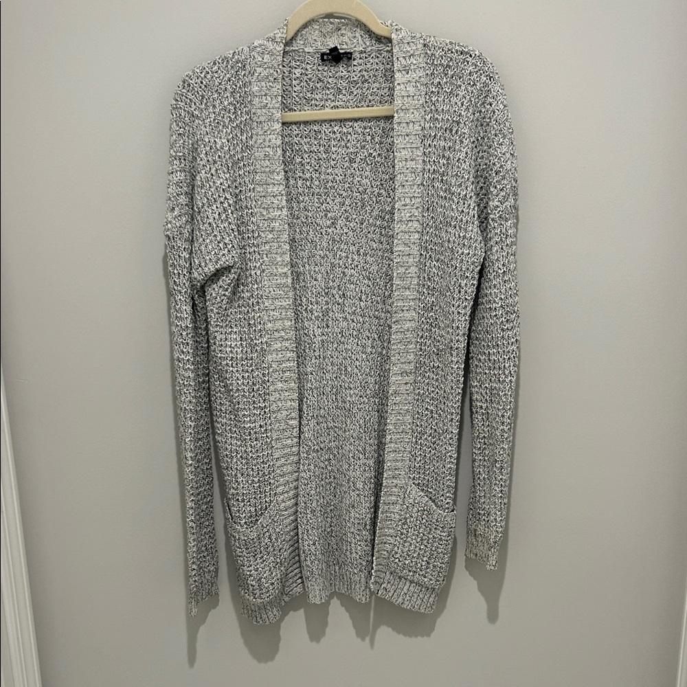Express Light Gray Women's Cardigan Sweater